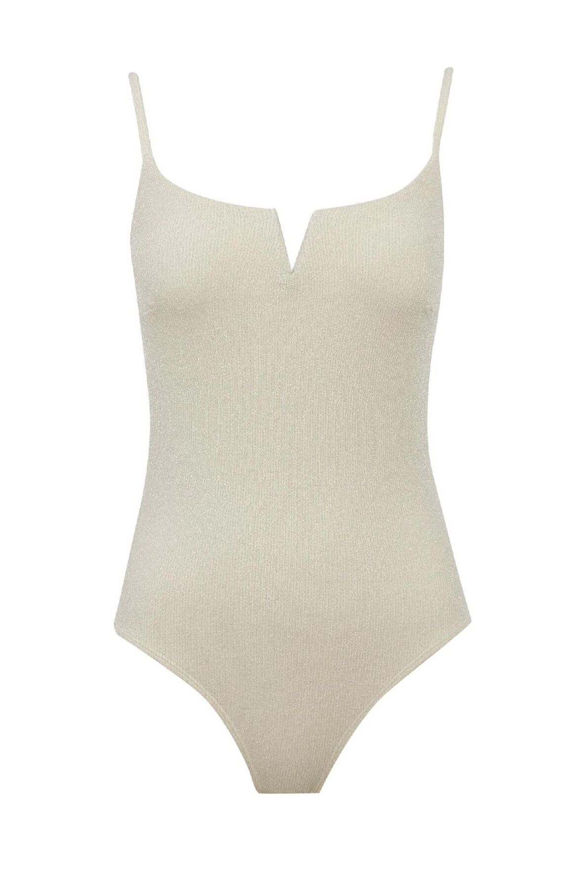 DeFacto Regular Fit Simli Kumaş Bürümcük Mayo-Fall in Love B6881AX24SMER103