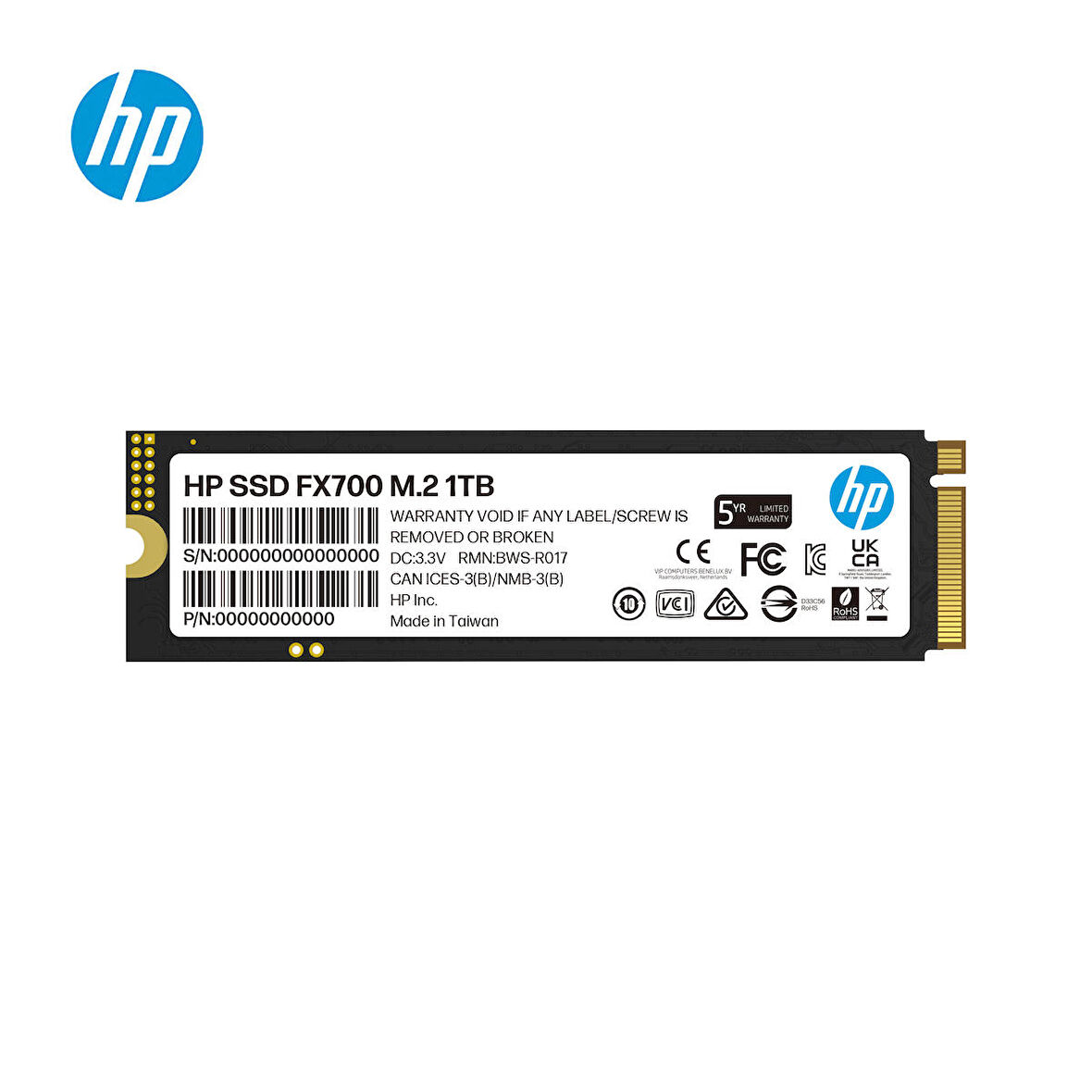 HP FX700 1TB M.2 PCIe NVMe DAHİLİ SSD 7200/6200 (Model:8U2N3AA)