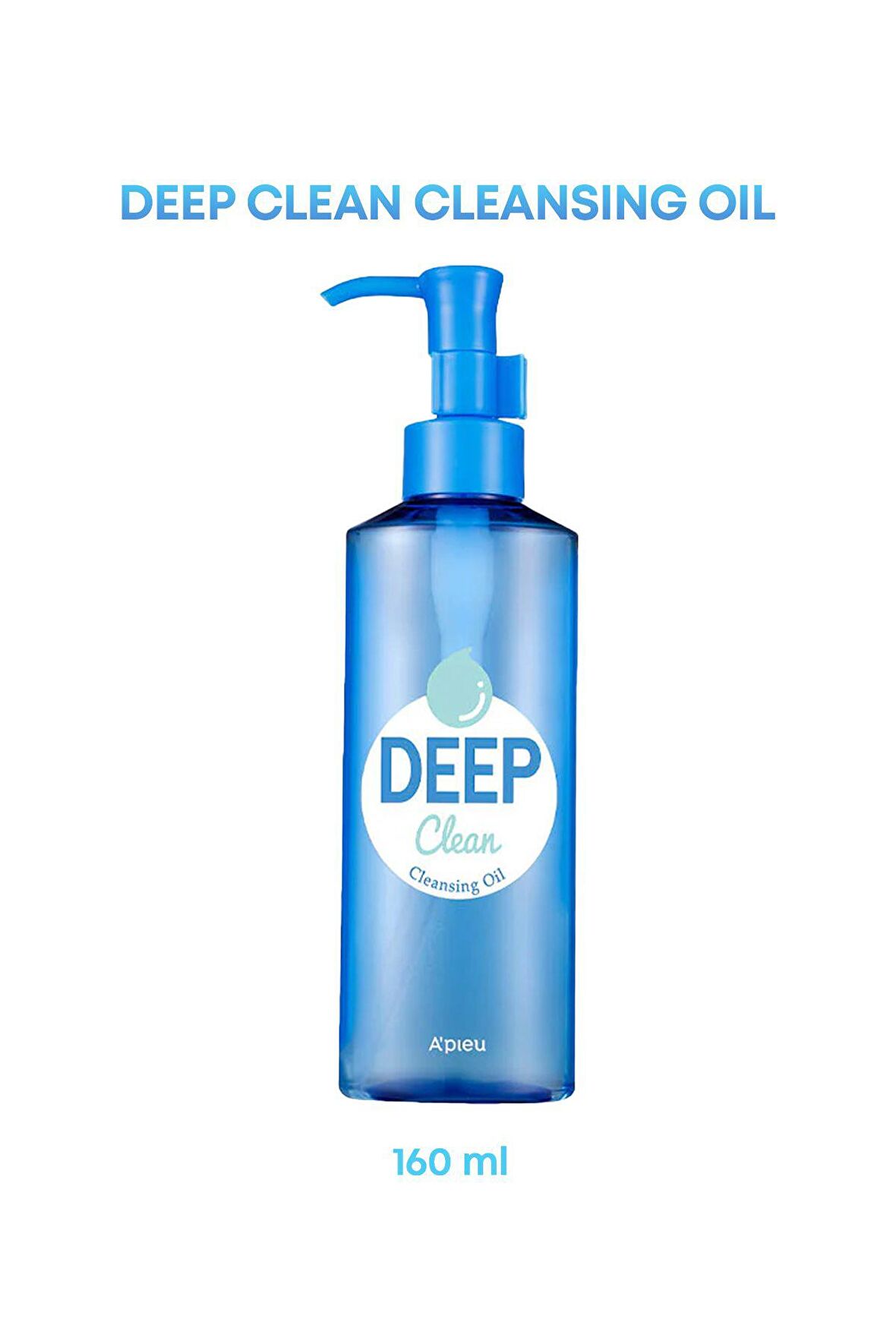Çift Fazlı Makyaj Temizleme Yağı 165ml APIEU Deep Clean Oil In Cleansing Water