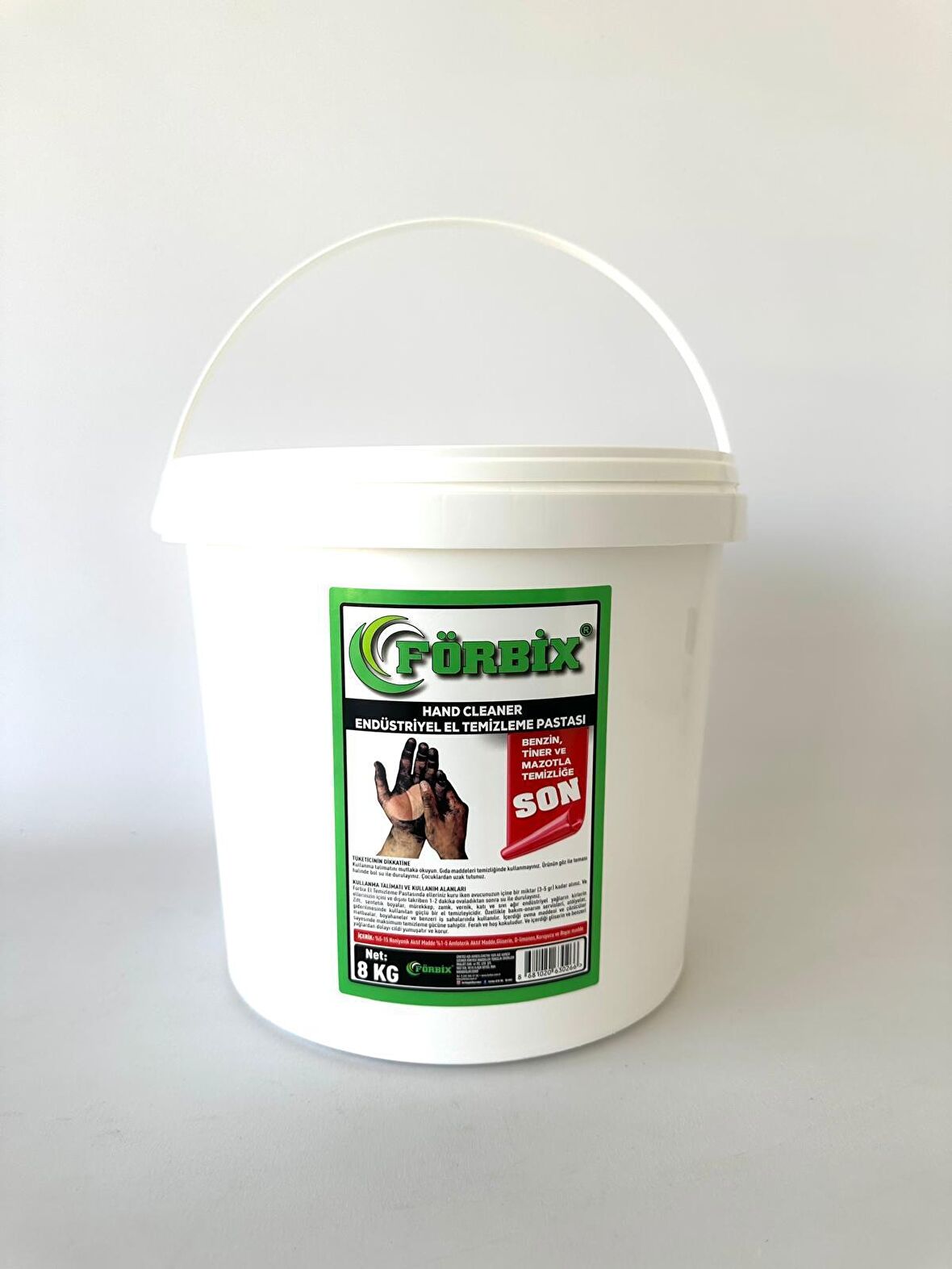 forbix endüstriyel el temizleme pastası 8 kg