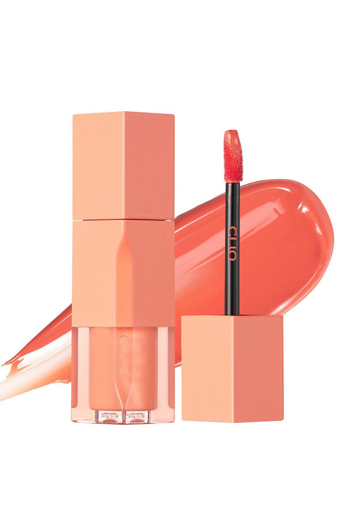 Işıltılı Renklerde, Nemlendirici, Uzun Süre Kalıcı Tint Clio Dewy Syrup Tint (04 Peachy Spring)