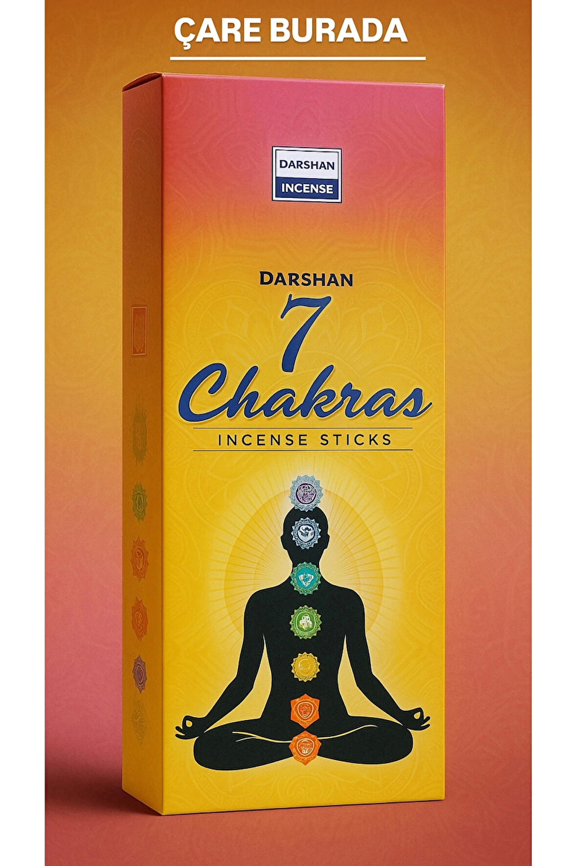 Darshan Incense - 7 Çakra 20'li Çubuk Tütsü