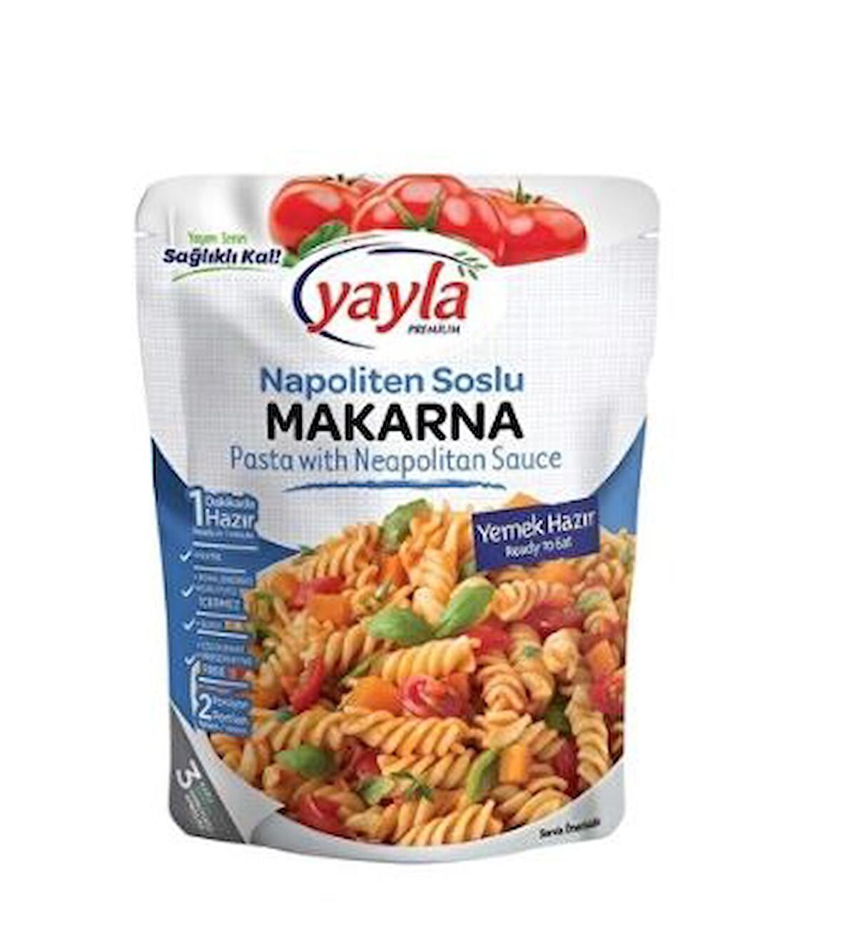 Yayla Yemek Hazır Napoliten Soslu Makarna 250 Gr 