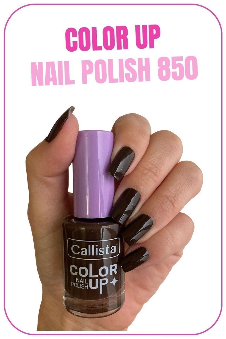 Color Up Nail Polish Oje 850 Mad Mud - Kahverengi