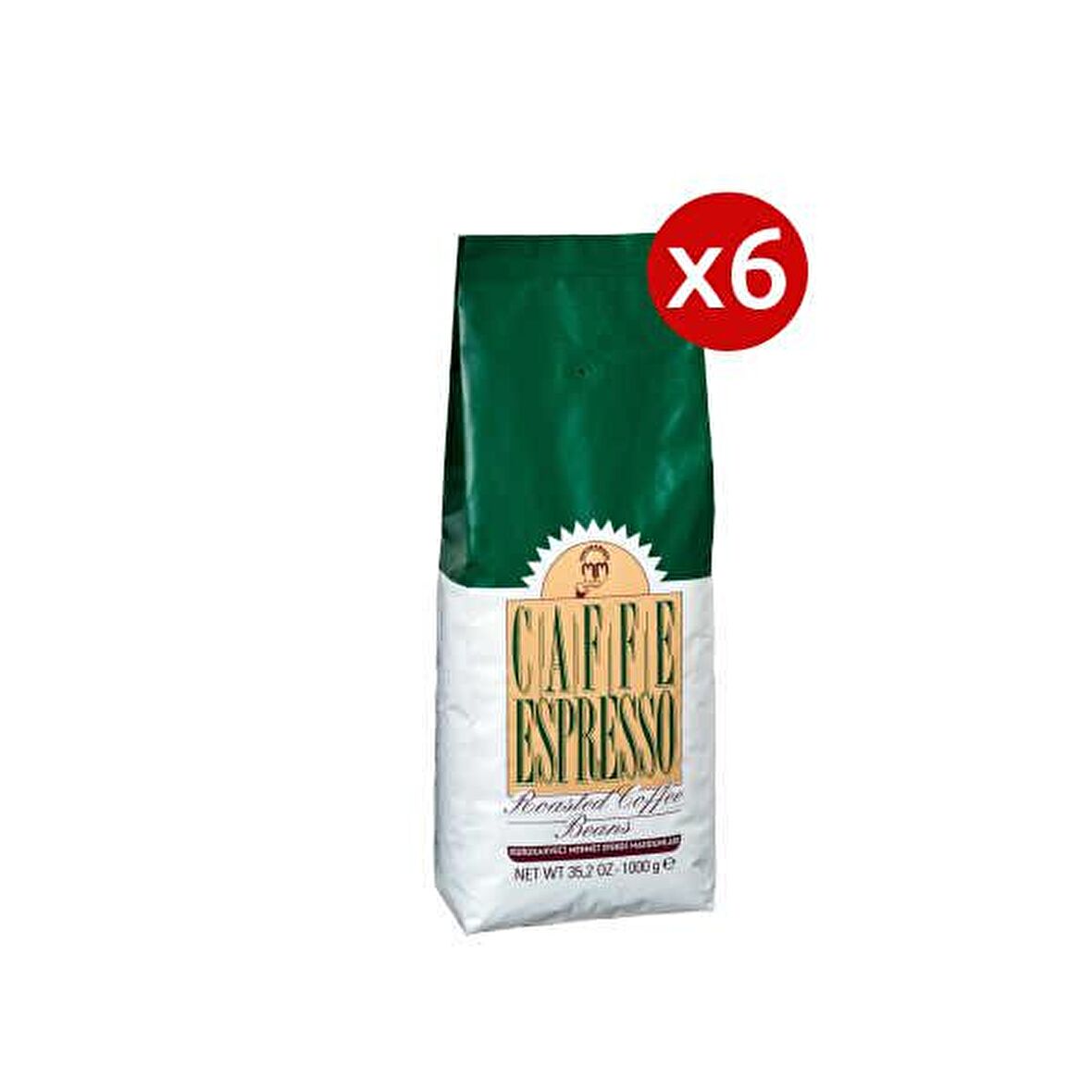  6 Adet Mehmet Efendi Espresso Kavrulmuş Çekirdek 1000 gr