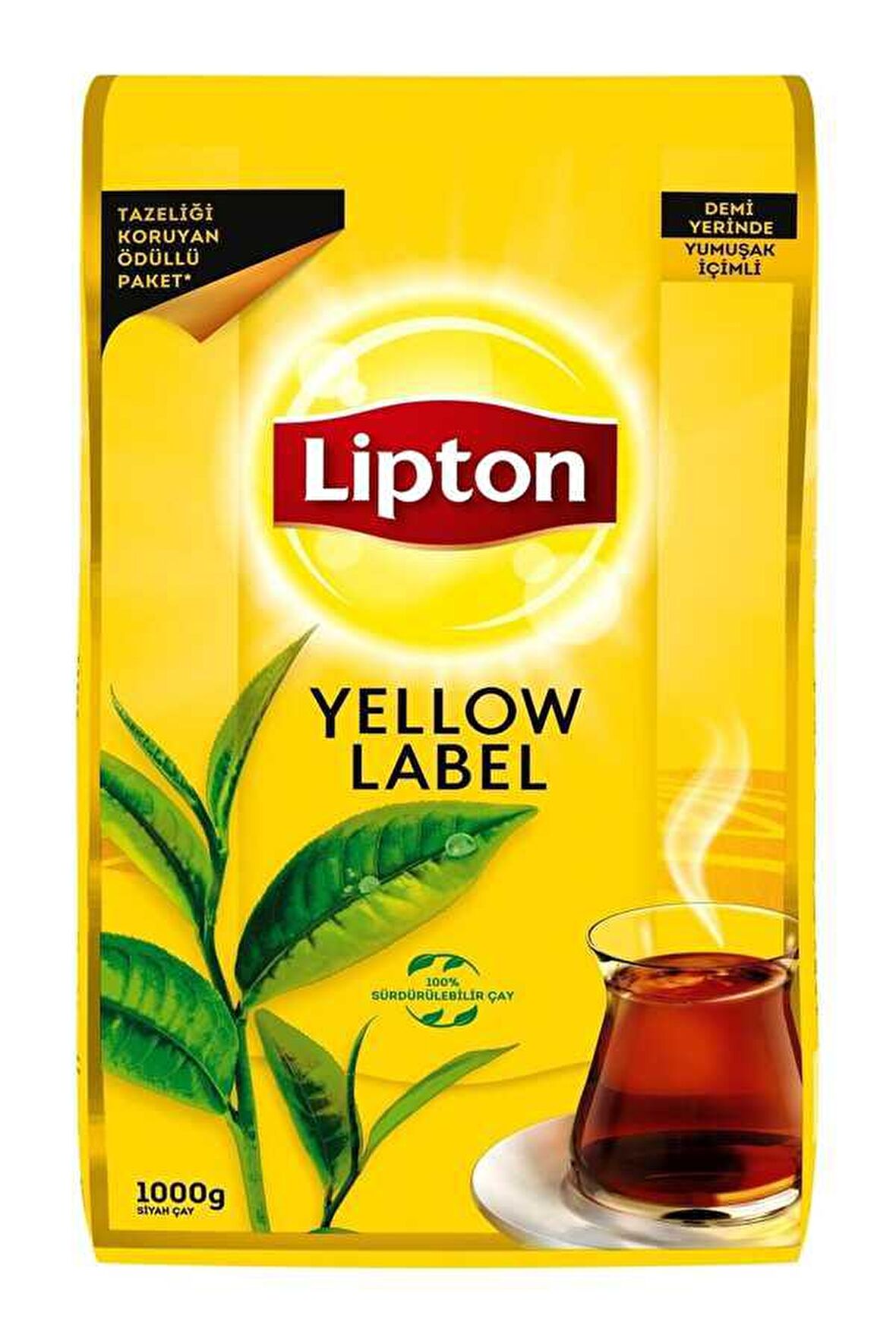 Lipton Yellow Label Dökme Siyah Çay 1000 gr 