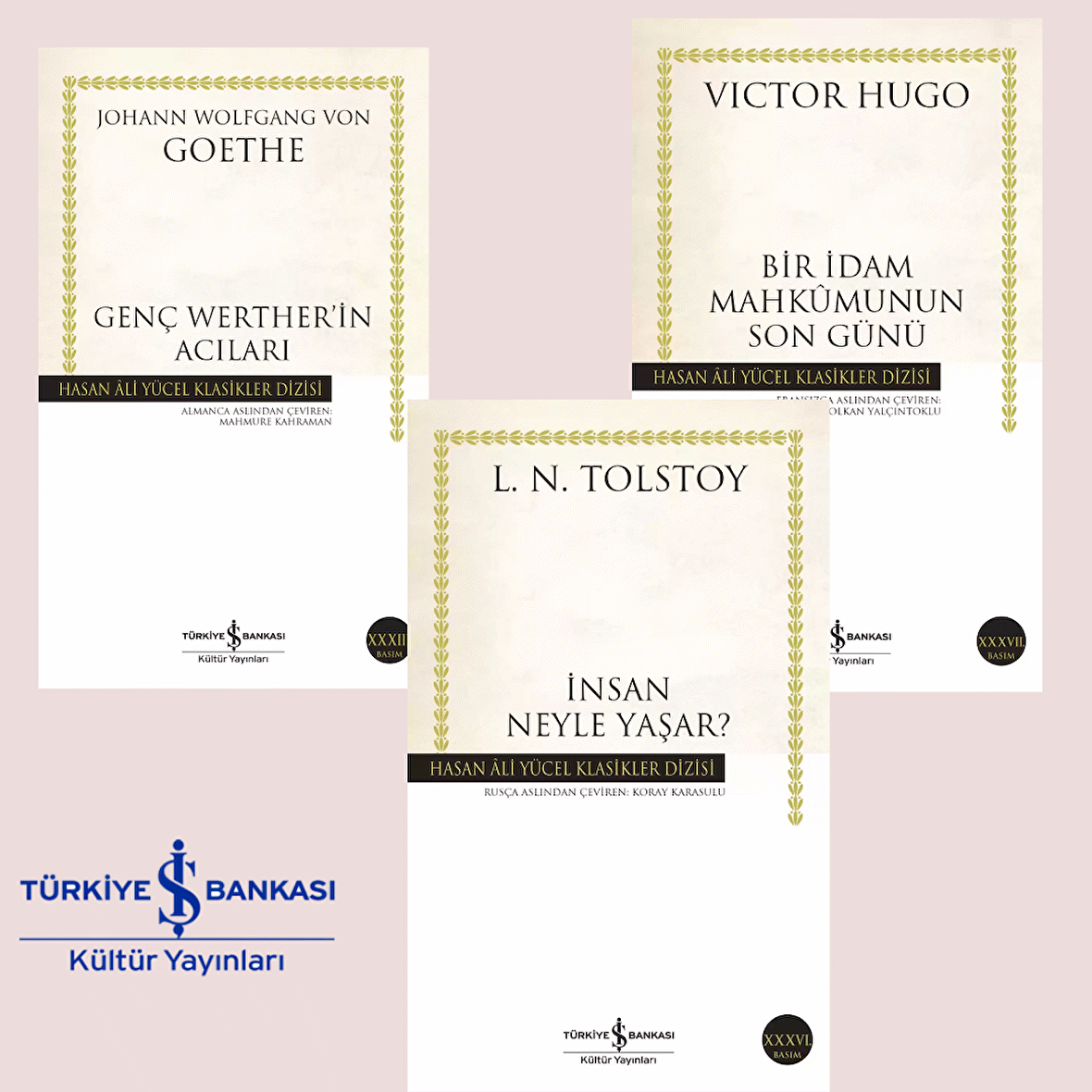 En Çok Okunan Dostoyevski-Tolstoy 3 Kitap Set