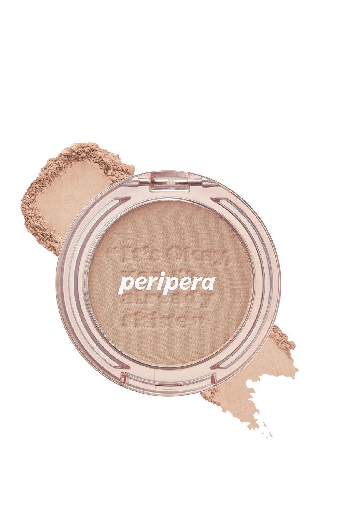 Pastel Tonlarda Sebum Dengeleyici Toz Allık Peripera Pure Blushed Sunshine Cheek (08 Cotton Nude)