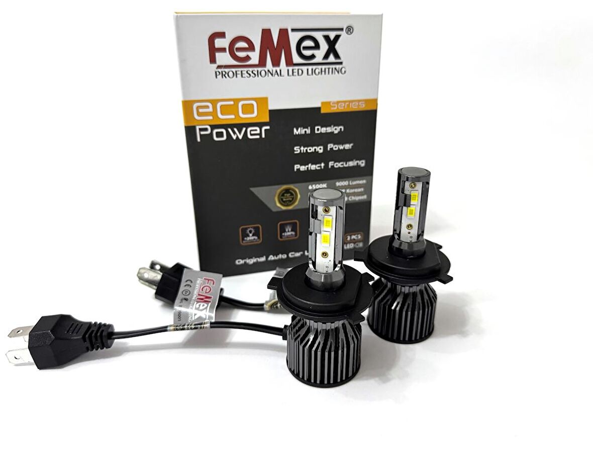 Hyundai ERA Araçlar İçin Kısa Uzun LED Xenon Far Ampulu FEMEX EcoPower