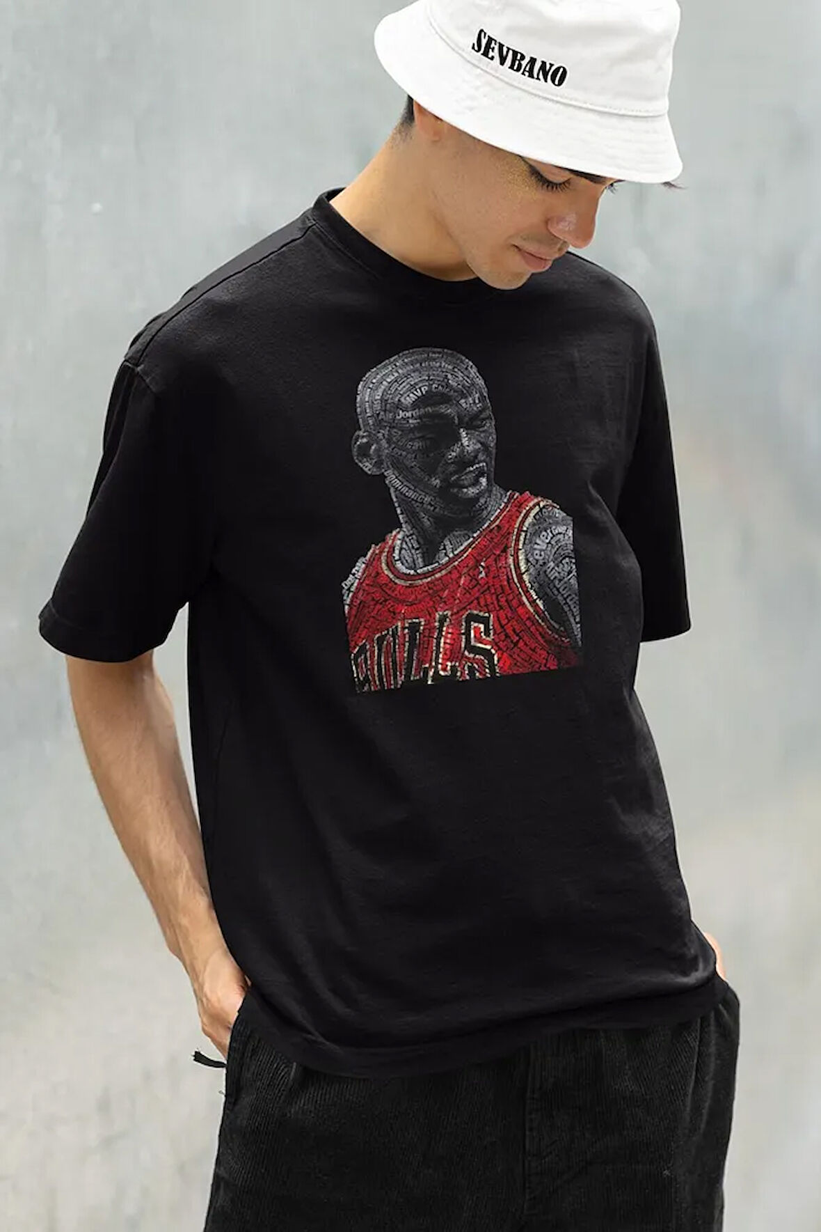 Mvp Chiicago Mj Jorrdan Unisex Oversize Basketbolcu Tişört