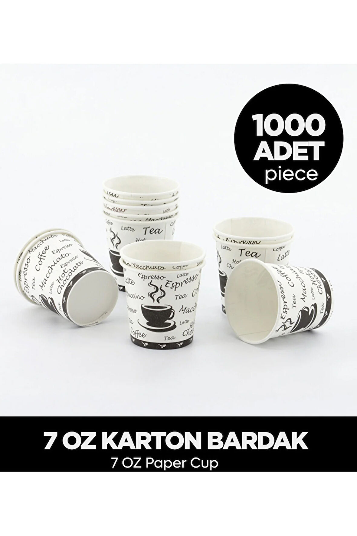 7 OZ Karton Bardak - 1.000 Adet
