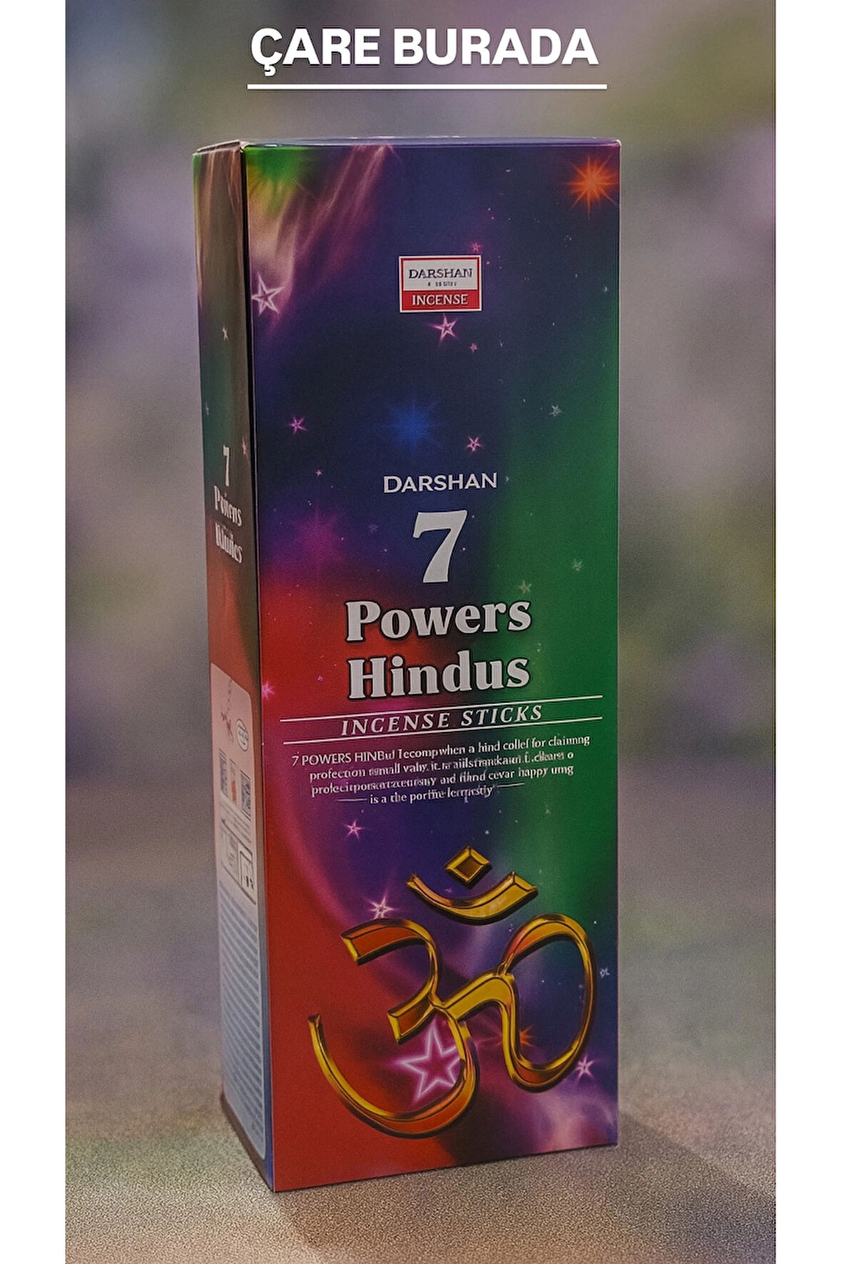 Darshan Incense - 7 Powers Hindus 20'li Çubuk Tütsü