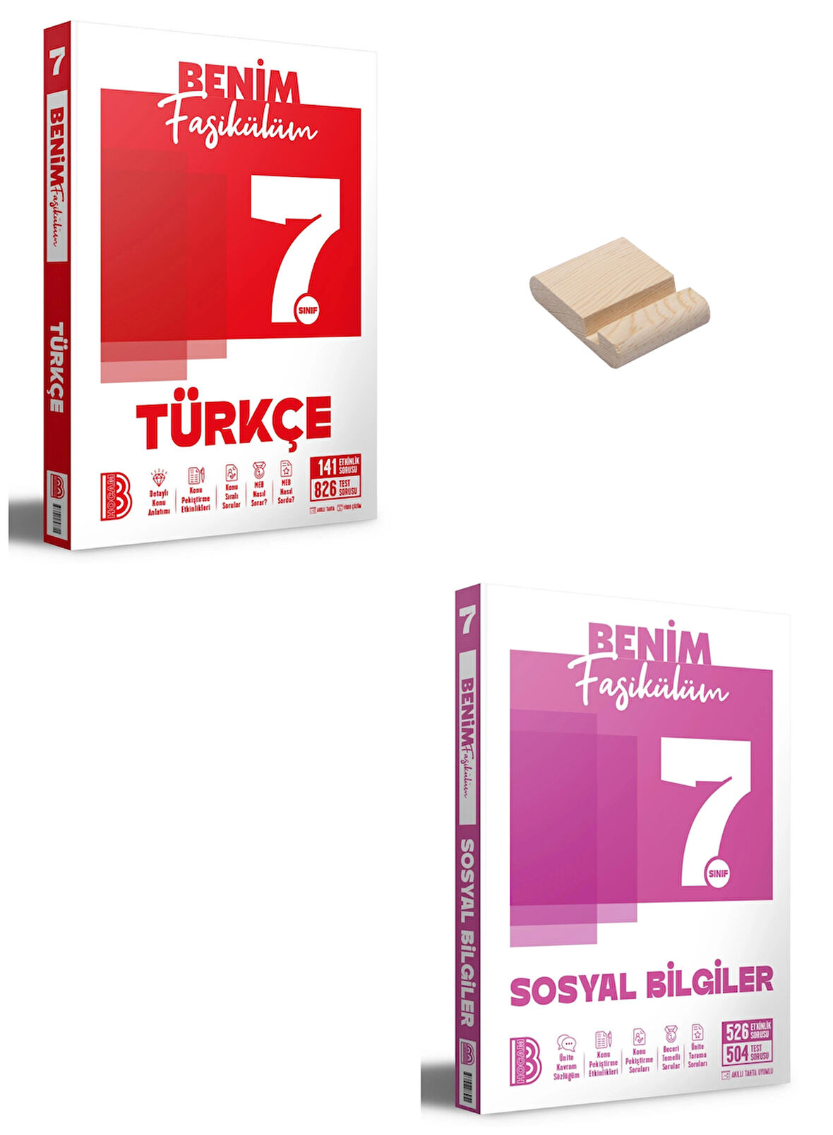 Benim Hocam 7. Sınıf Türkçe ve Sosyal Fasikülleri + Telefon Standı