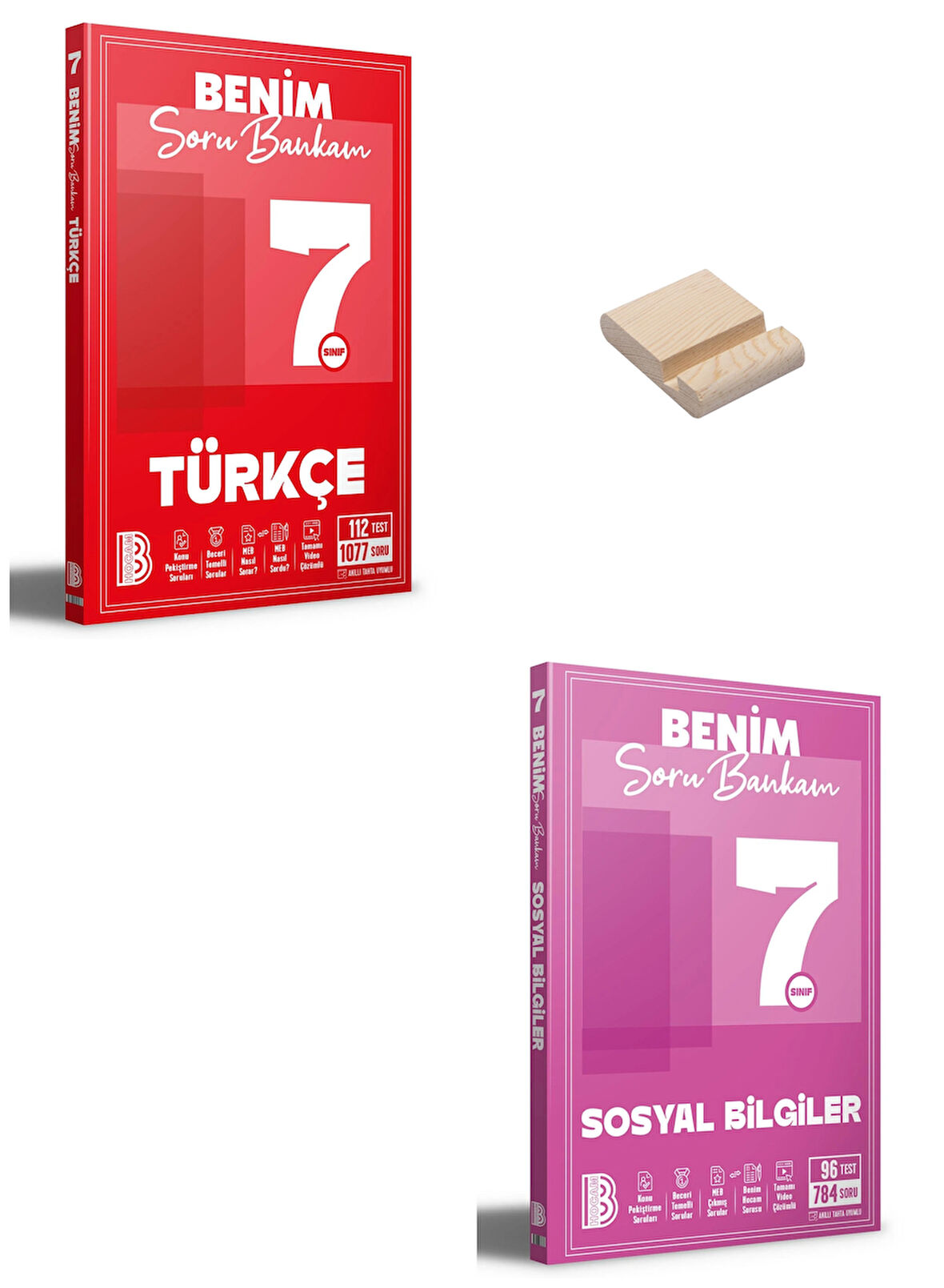 Benim Hocam 7. Sınıf Türkçe ve Sosyal Bilgiler Soru Bankası + Telefon Standı