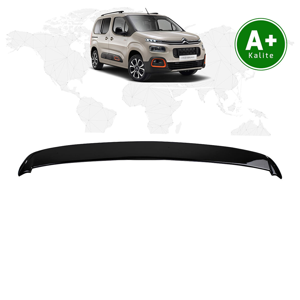 Citroen Berlingo Bagaj Üstü Spoiler 2019 Model ve Sonrası