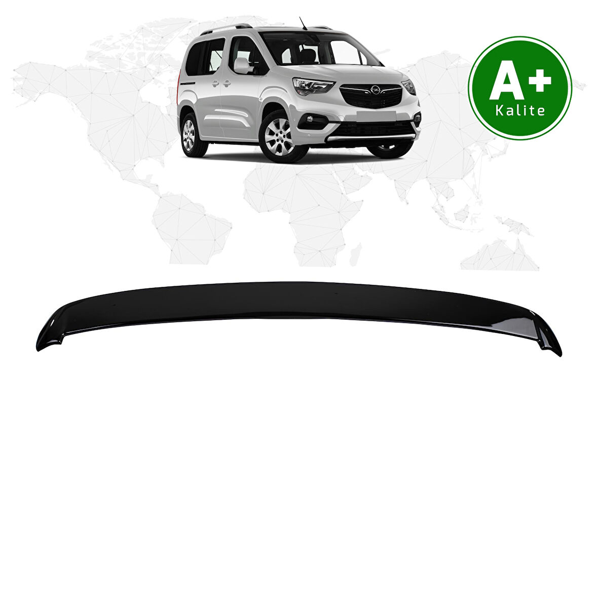 Opel Combo Bagaj Üstü Spoiler 2019 Model ve Sonrası