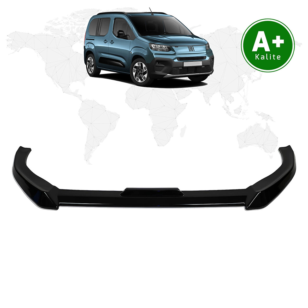 Fiat Doblo Ön Lip Parlak Siyah 2024 Model ve Sonrası