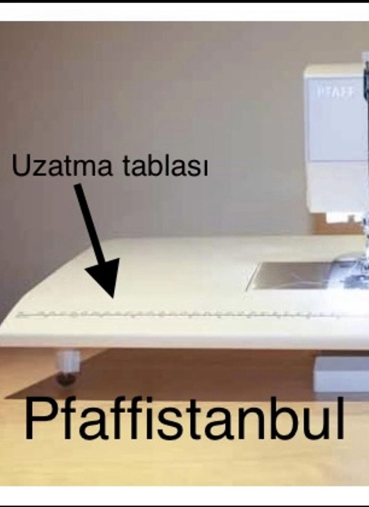PFAFF Passport 2.0 - 3.0 Uzatma Tablası - 821035096 - Uyumlu Modeller Için Açıklama Kısmına Bakınız.