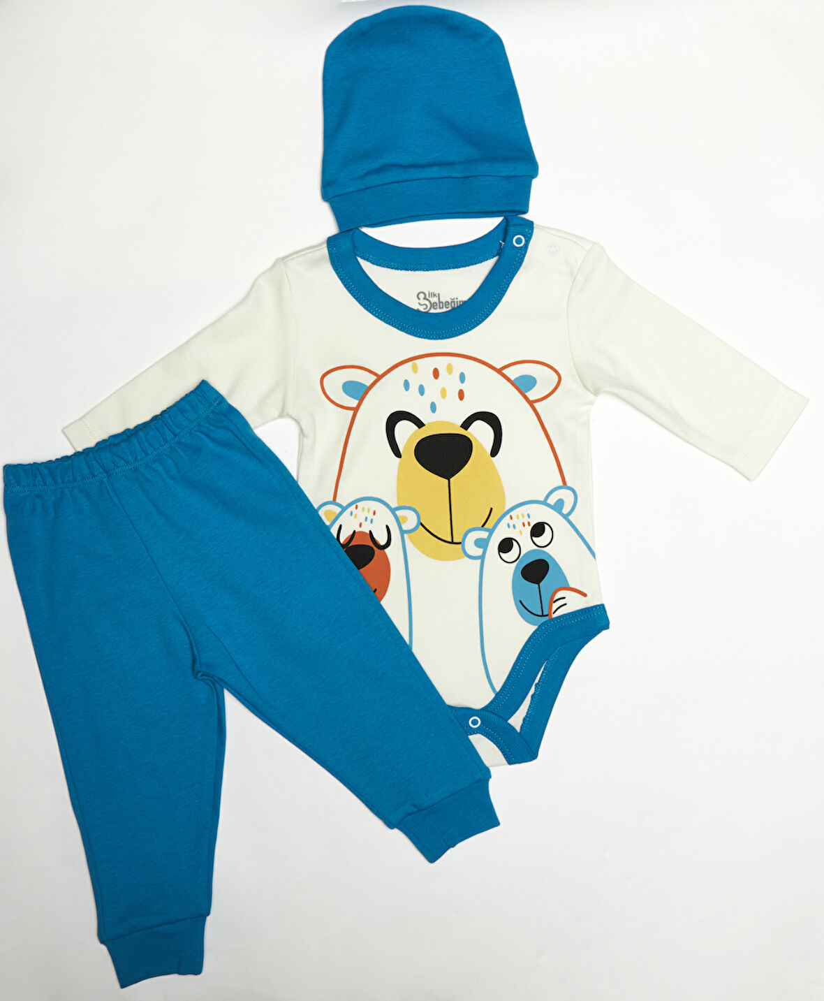 SBE-13 SERBEND ERKEK BEBEK ZIBIN 3'LÜ SET