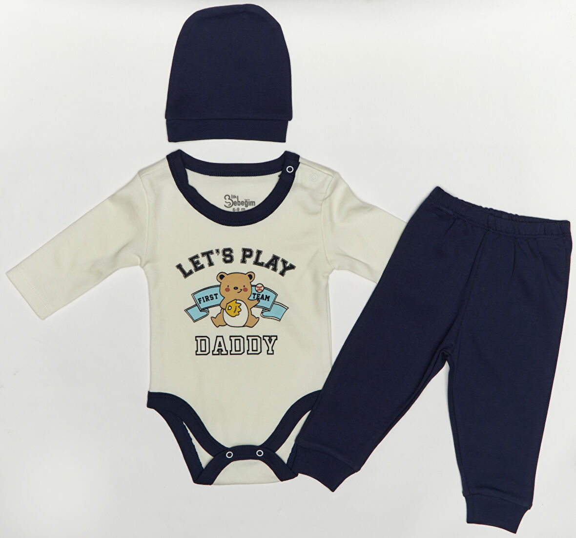 SBE-18 SERBEND ERKEK BEBEK ZIBIN 3'LÜ SET