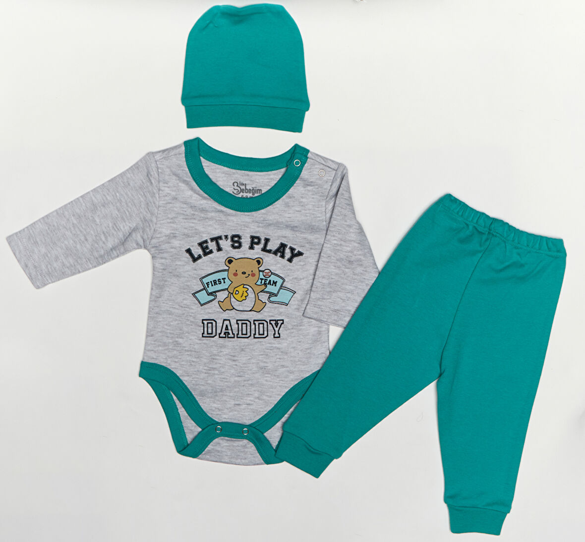 SBE-18 SERBEND ERKEK BEBEK ZIBIN 3'LÜ SET