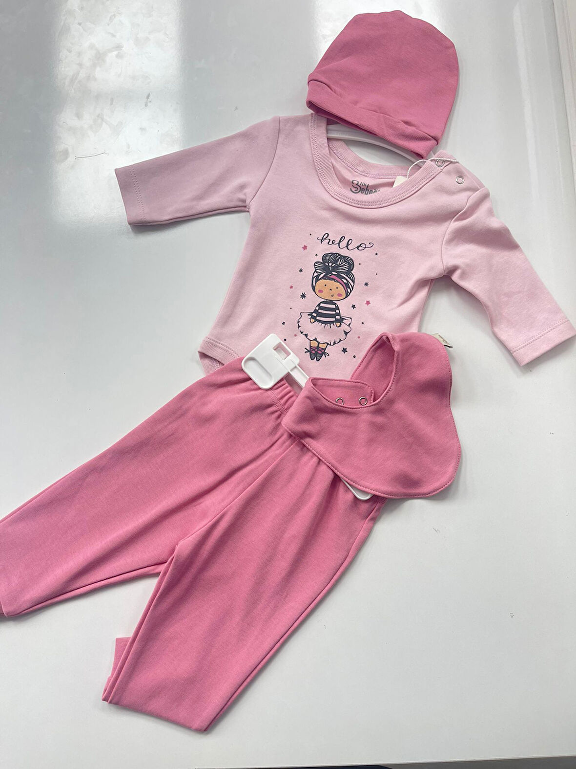 SBK-099 SERBEND KIZ BEBEK ZIBIN 3'LÜ SET