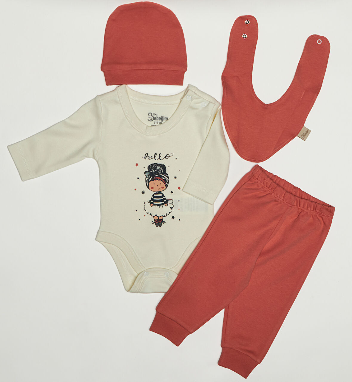 SBK-099 SERBEND KIZ BEBEK ZIBIN 3'LÜ SET