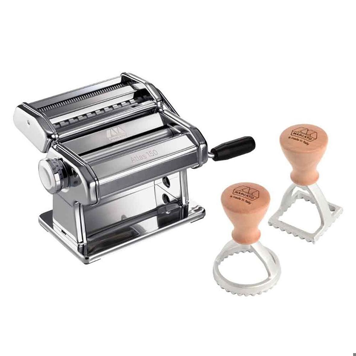 Atlas 150 Manuel Makarna Makinesi + 2 Adet Classic Line Istampa