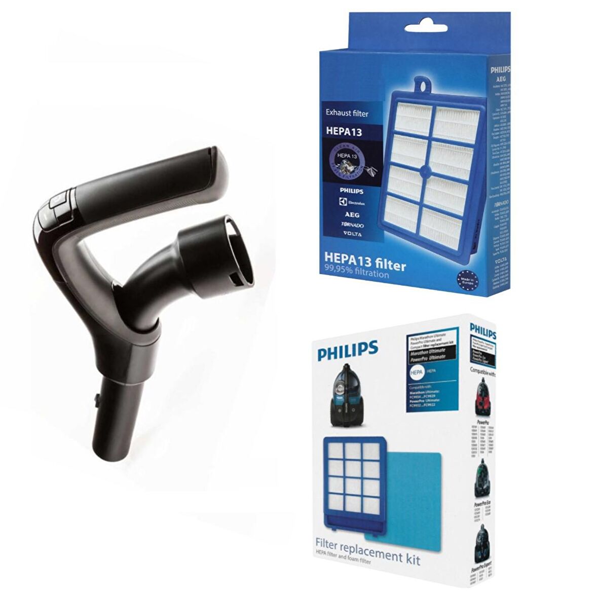 Philips FC9912 Marathon Ultimate Kumanda Sapı+Hepa Filtre Seti Uyumlu