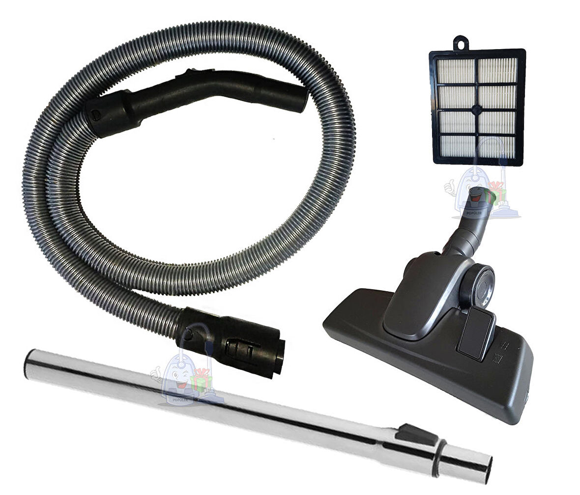 Arnica Tesla Premium Et14320 Süpürge Hortum+Boru+Başlık+Hepa Seti