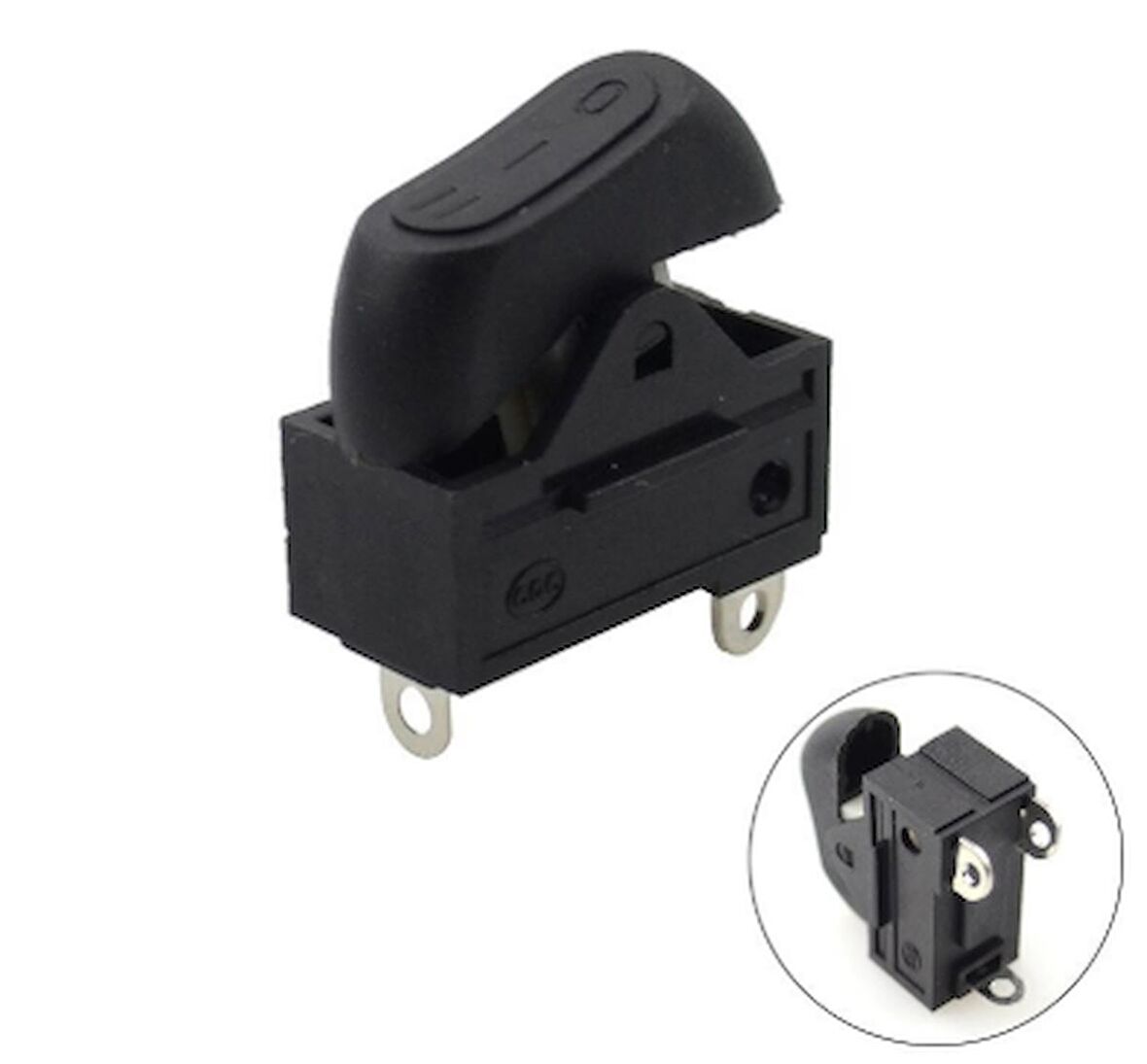 Saç Kurutma Makinesi Anahtarı Rocker Anahtarı 3 Pozisyon Siyah Uyumlu