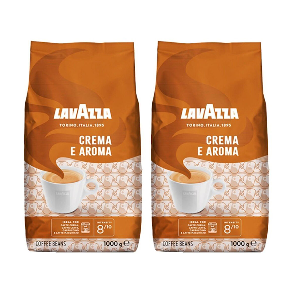 Lavazza Crema E Aroma Orta Kavrulmuş Çekirdek Kahve 2 x 1 KG