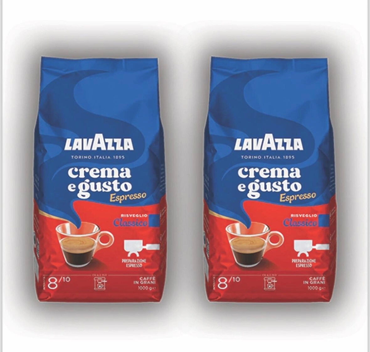 Lavazza Crema E Gusto Çekirdek Kahve 1 Kg x 2 Adet