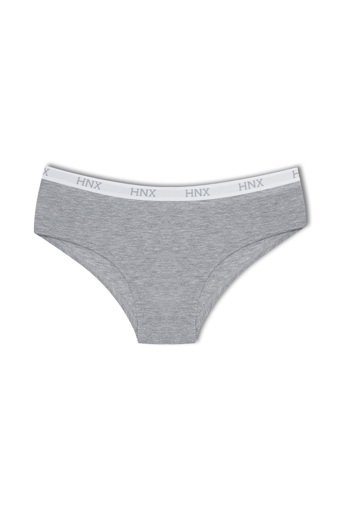 HNX 3'lü Pamuklu Jakar Lastik Yarım Boxer Hipster Kadın Külot