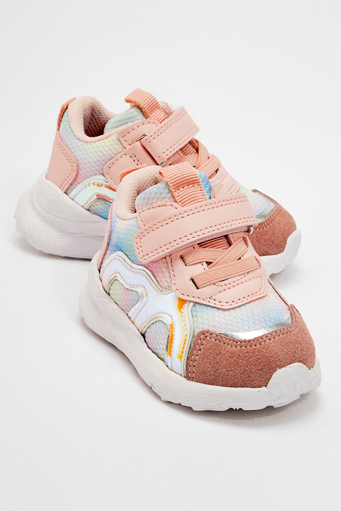 mnpc Kız Çocuk Pudra Hakiki Deri Spor Ayakkabı