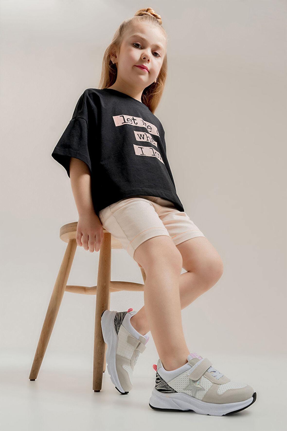 mnpc Kız Çocuk Beyaz Spor Ayakkabı