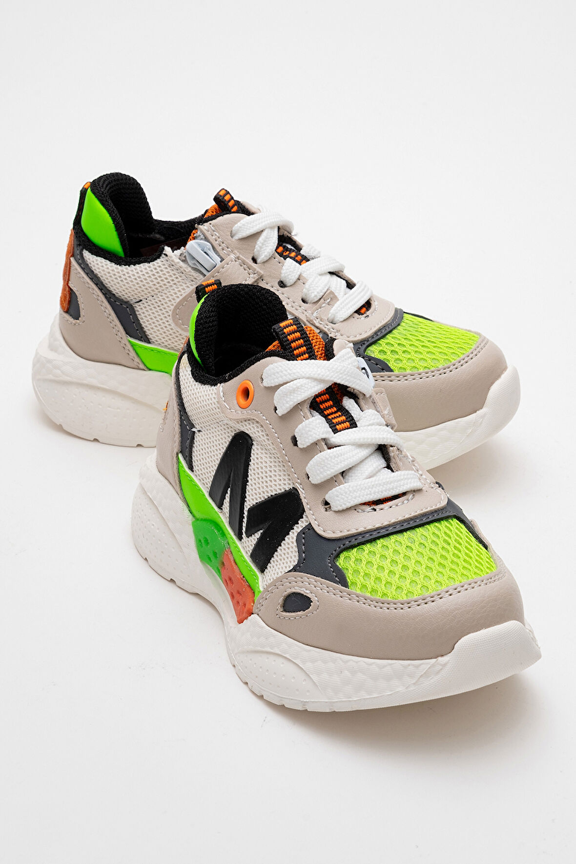 mnpc Erkek Çocuk Gri Günlük Spor Ayakkabı