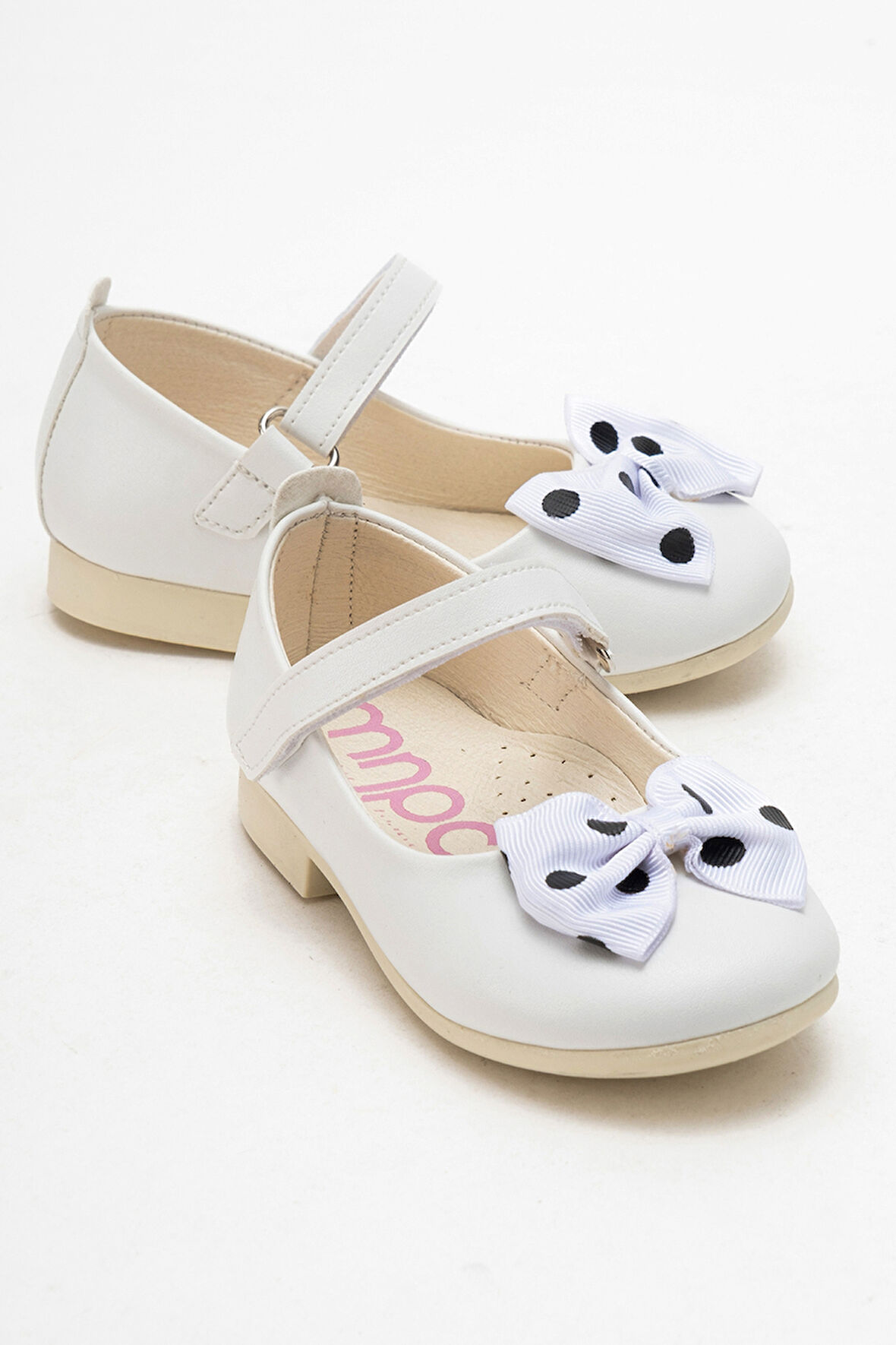 mnpc Kız Çocuk Beyaz Fashion Babet