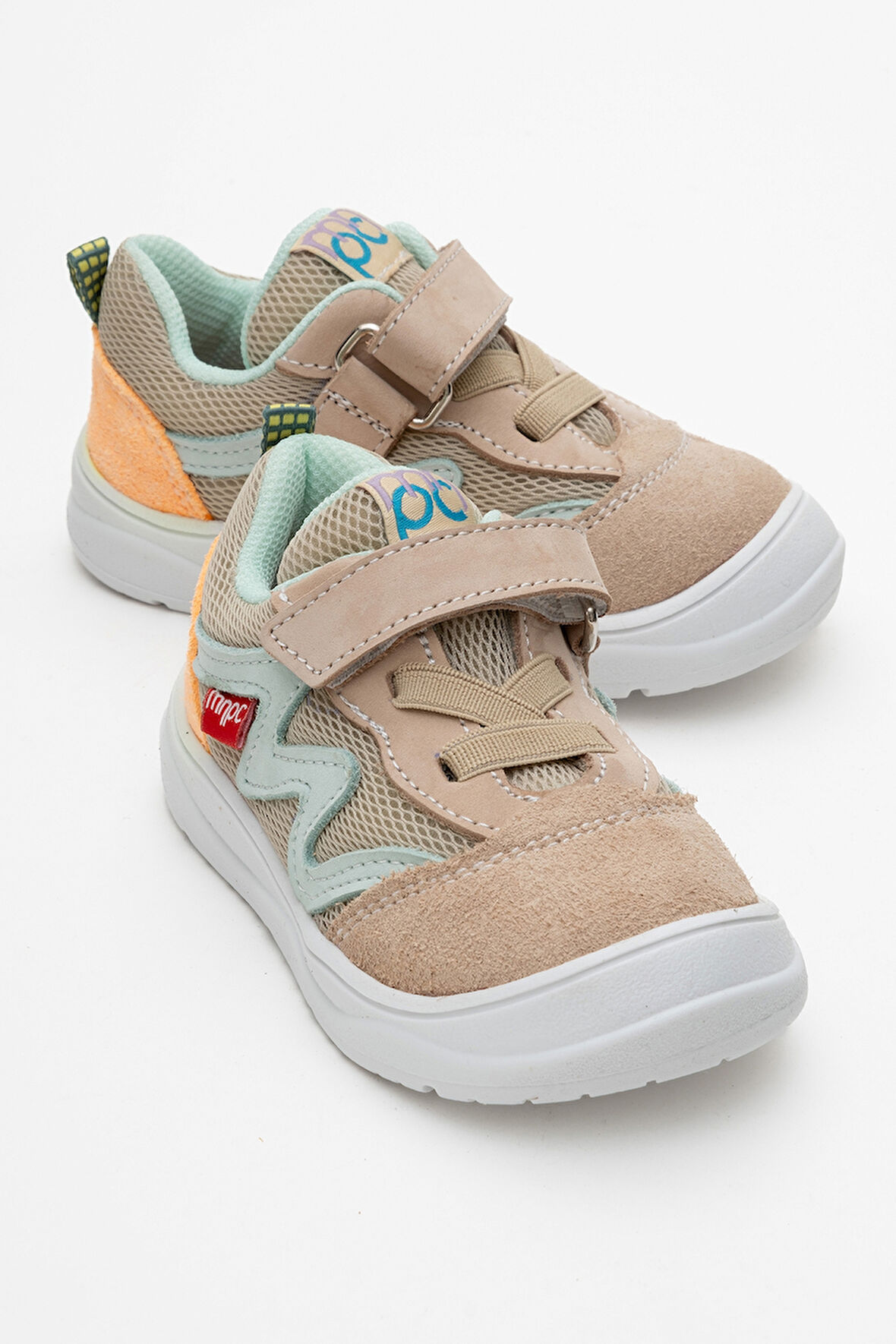 mnpc Unisex Çocuk Bej Günlük Spor Ayakkabı