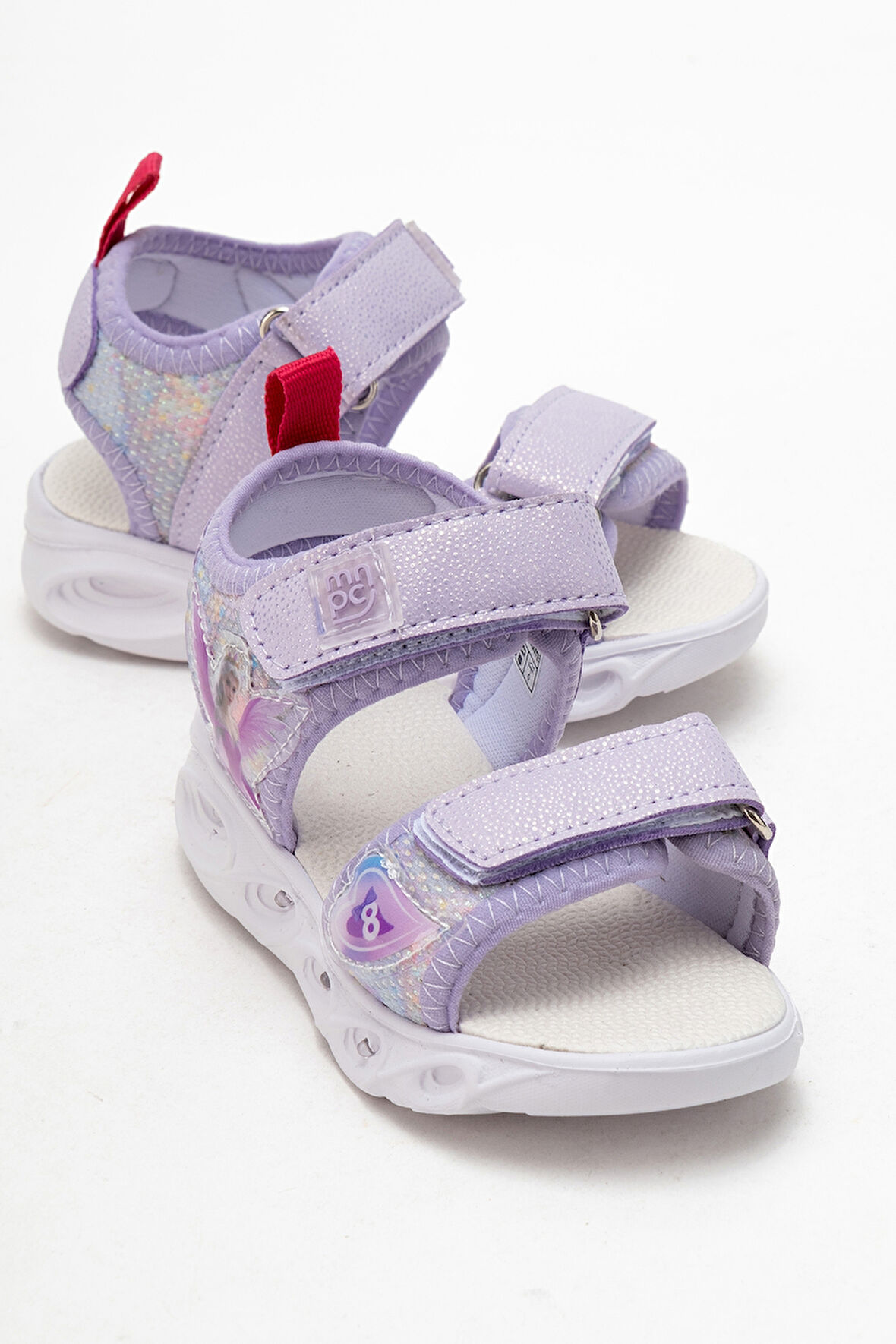 mnpc Kız Çocuk Lila Işıklı Anatomik Hafif Günlük Sandalet