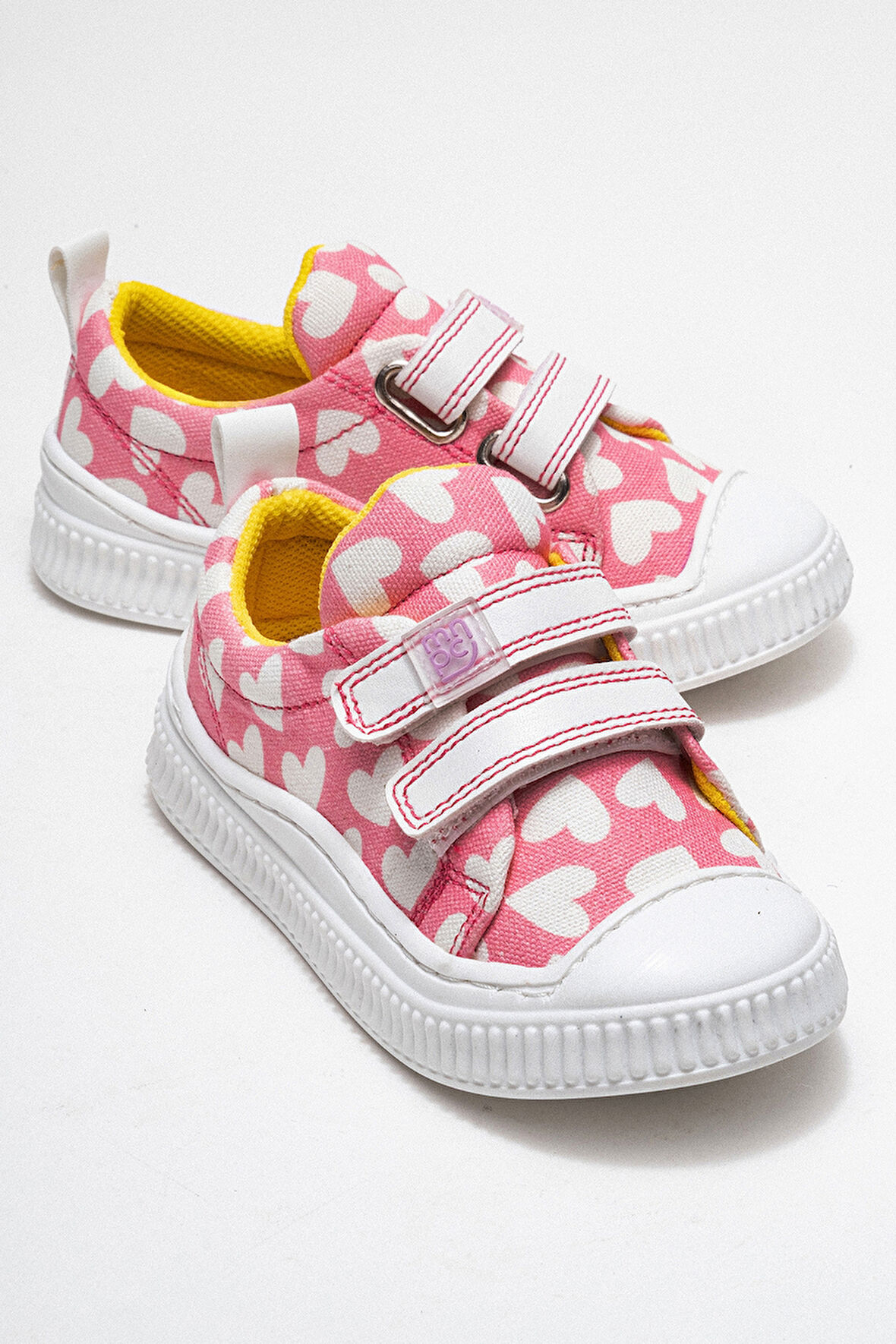 mnpc Kız Çocuk Pembe Kalpli Sneaker Ayakkabı
