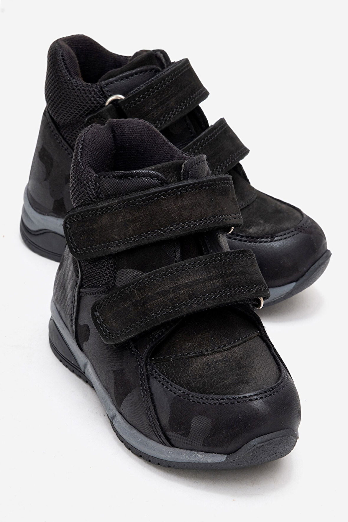 mnpc Erkek Çocuk Siyah Hakiki Deri Suya Dayanıklı Anatomik İlk Adım Bot