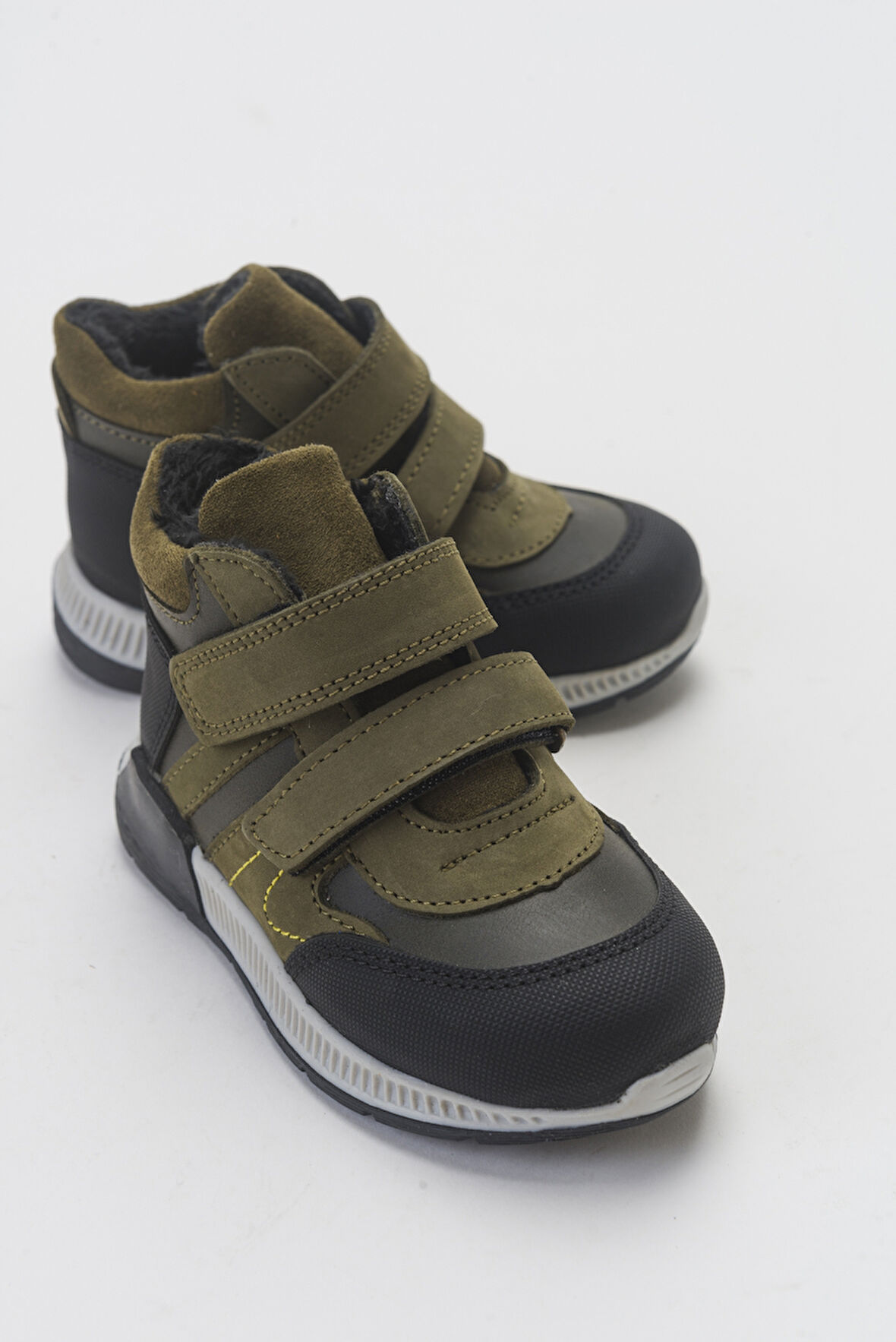 mnpc Erkek Çocuk Haki Hakiki Deri Suya Dayanıklı Anatomik İlk Adım Bot