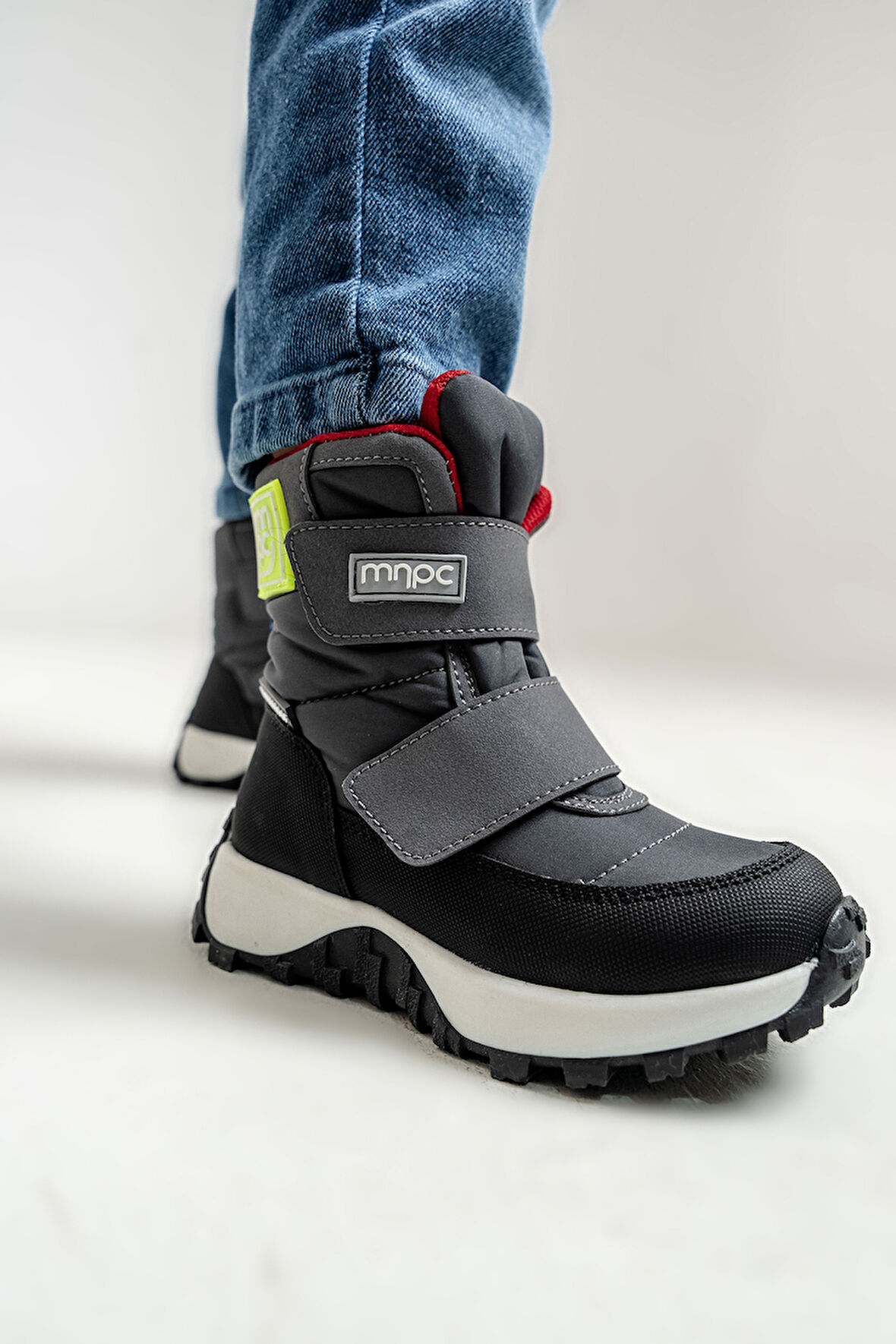 mnpc Erkek Çocuk Gri Su Geçirmez Anatomik Günlük Bot