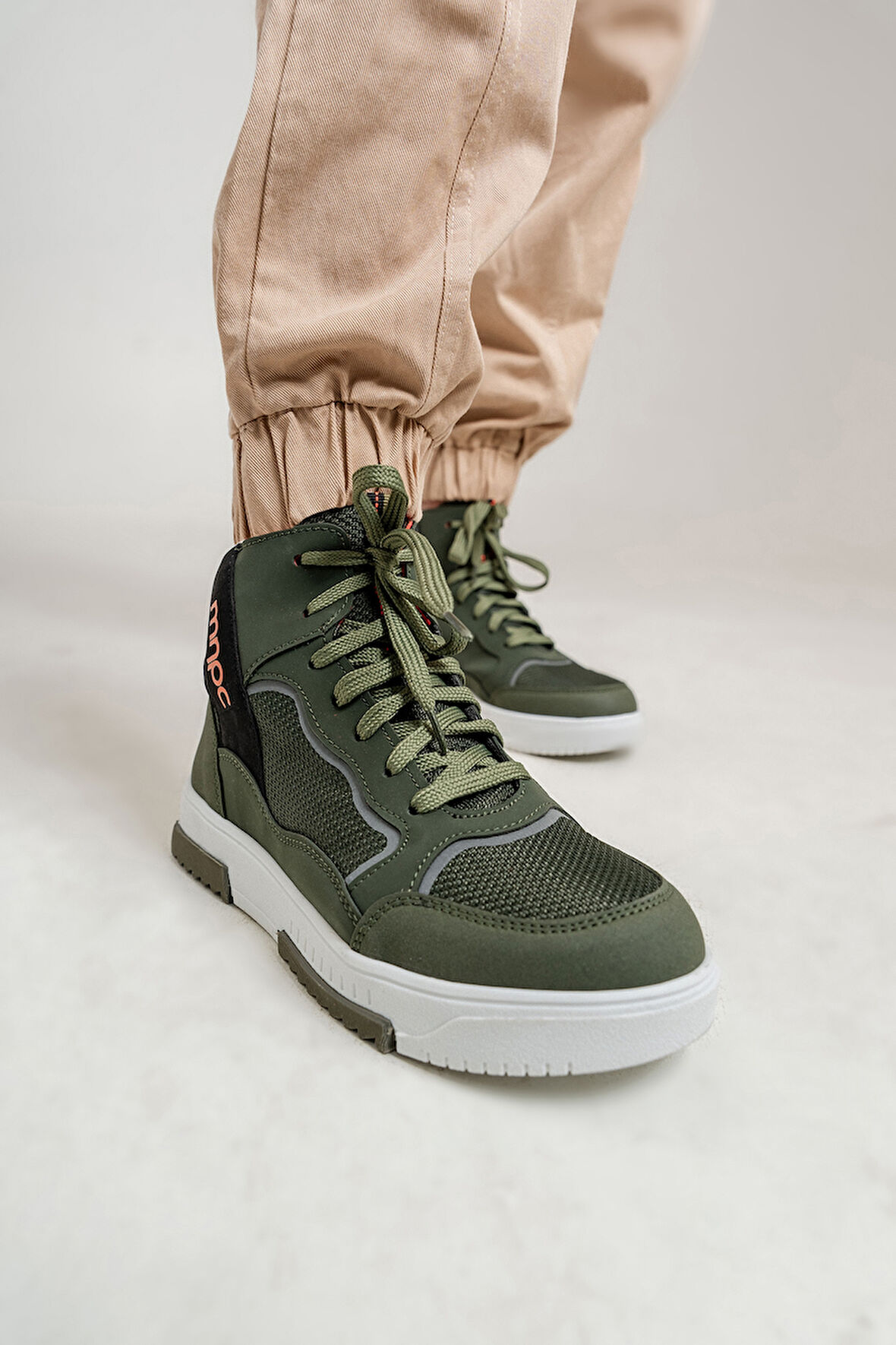 mnpc Erkek Çocuk Haki Suya Dayanıklı Anatomik Sneaker Günlük Bot