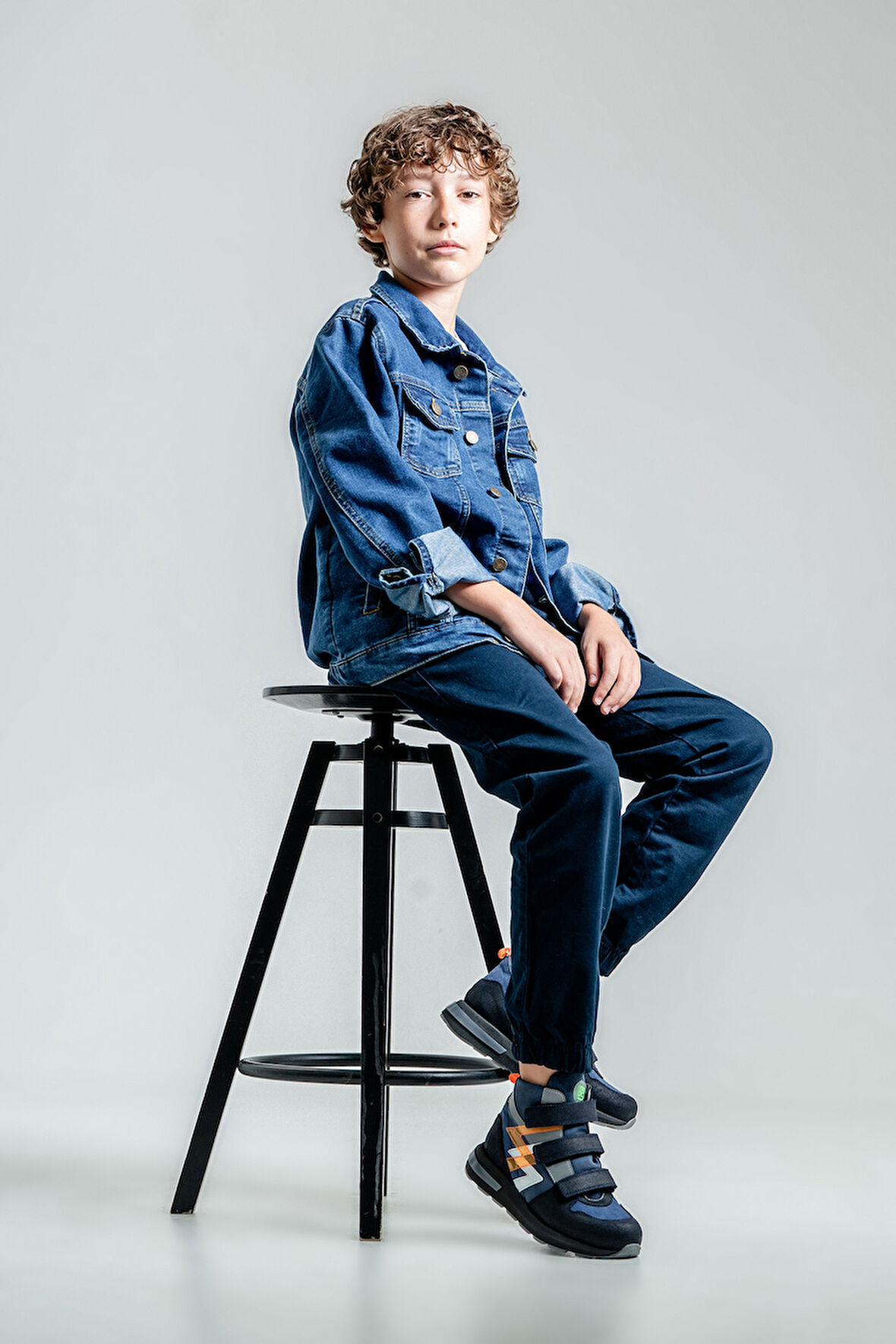 mnpc Erkek Çocuk Lacivert Hakiki Deri Suya Dayanıklı Anatomik Günlük Bot