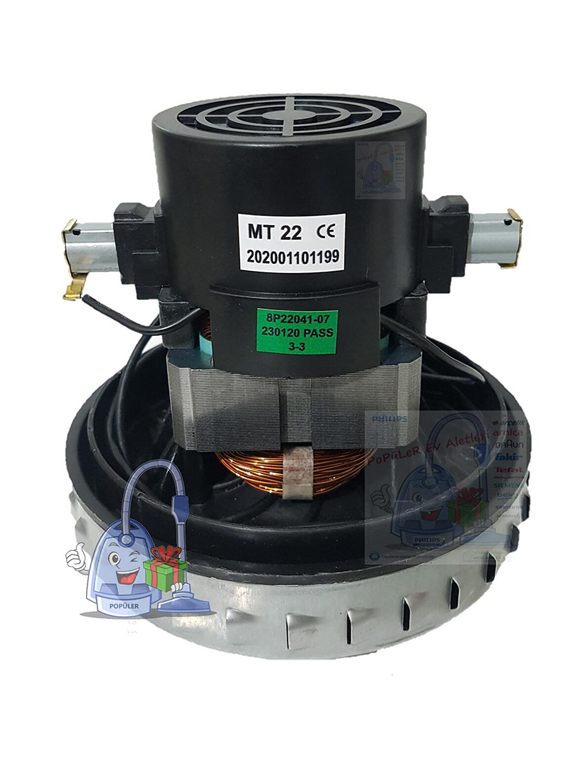 Arnica Damla Süpürge Motoru 1500W