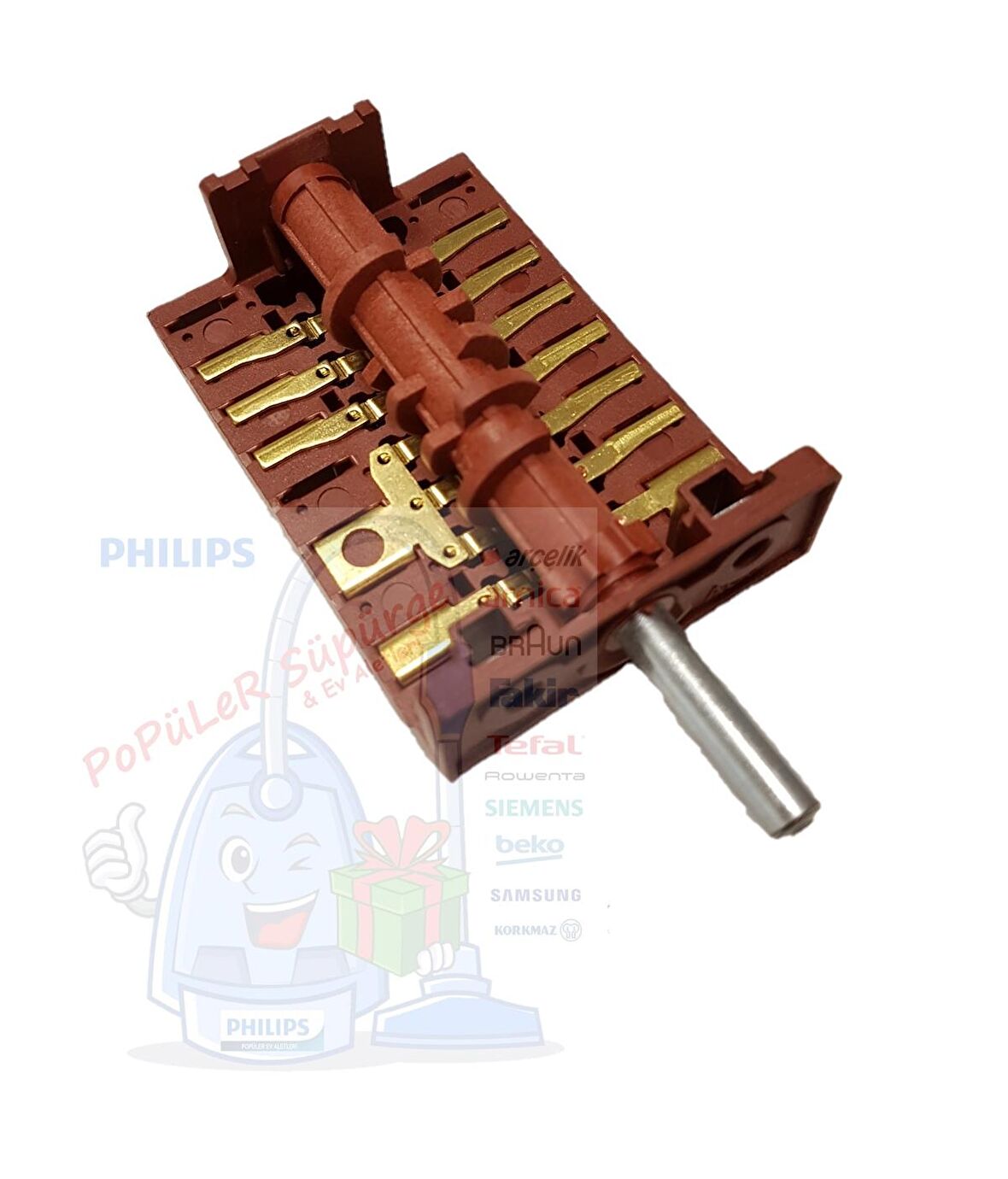 Teka - Franke - Termikel Fırın Komütatörü - 8 Kademe Uyumlu