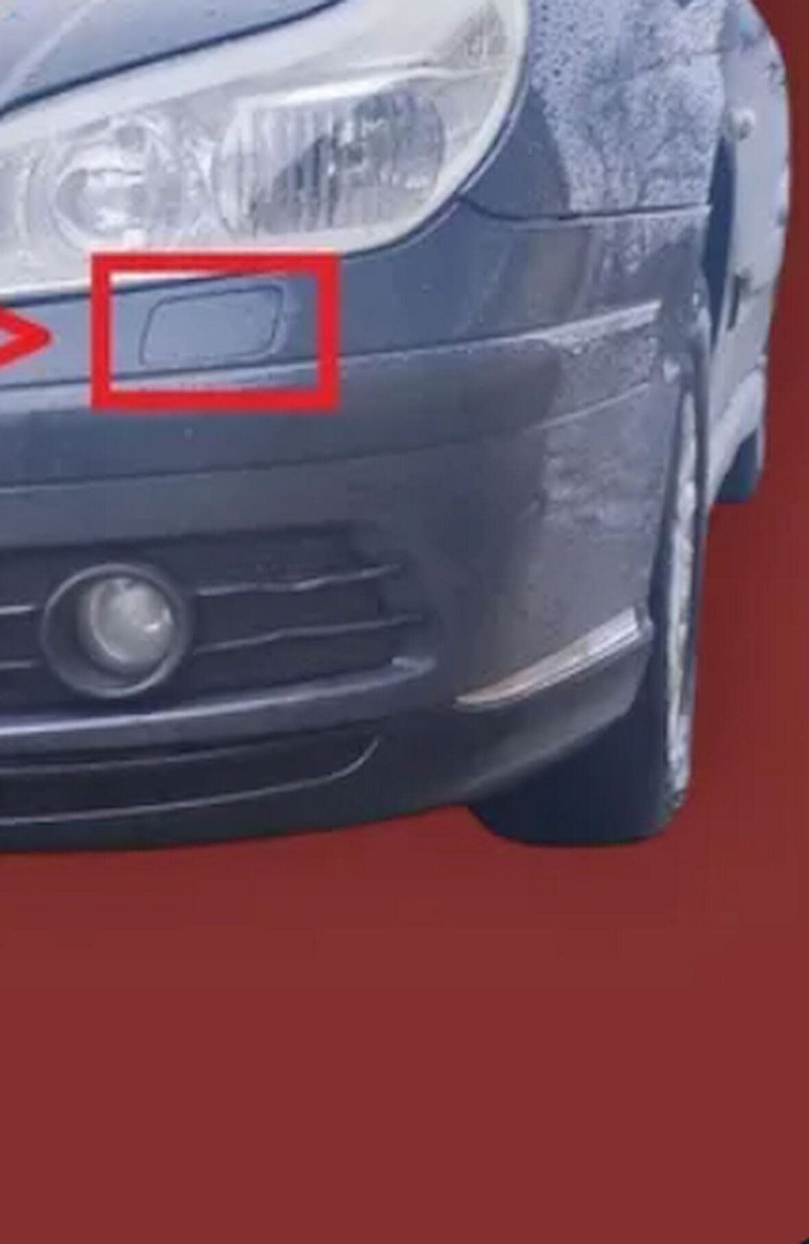 Citroen C5 Mk2 Far Yıkama Kapağı Set Siyah