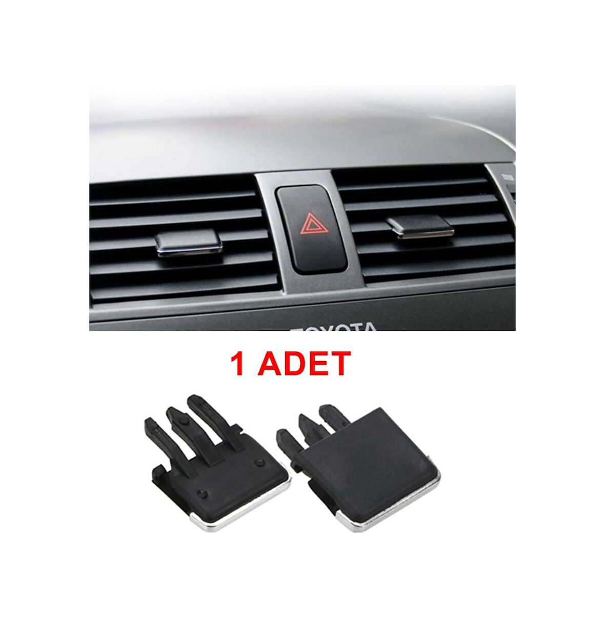 Toyota Uyumlu Havalandirma Yönlendirme Klipsi Siyah 1 Adet 2007-2013 408706730